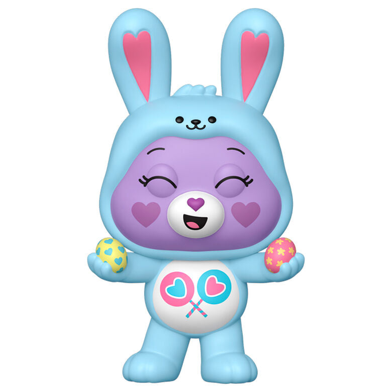 Figura Funko POP! Share Bear Bunny azul con orejas de conejo y corazones