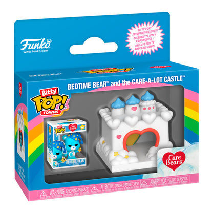 Figura Funko Bitty POP! de Bedtime Bear junto al castillo de Care-a-Lot - 2