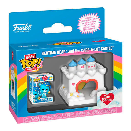 Figura Funko Bitty POP! de Bedtime Bear junto al castillo de Care-a-Lot - 2