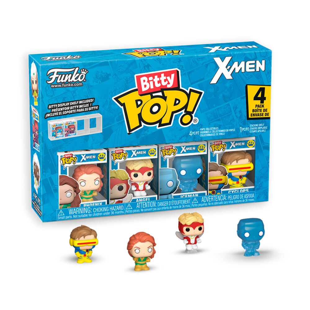Blíster FUNKO de 4 Bitty Pop! Marvel X-Men