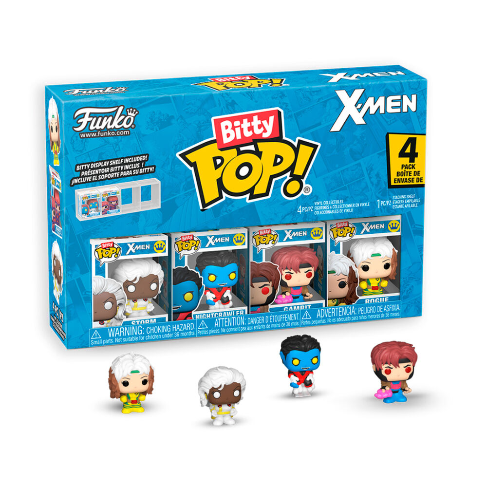 Blíster surtido de 4 figuras FUNKO Bitty POP! Marvel X-Men - 4