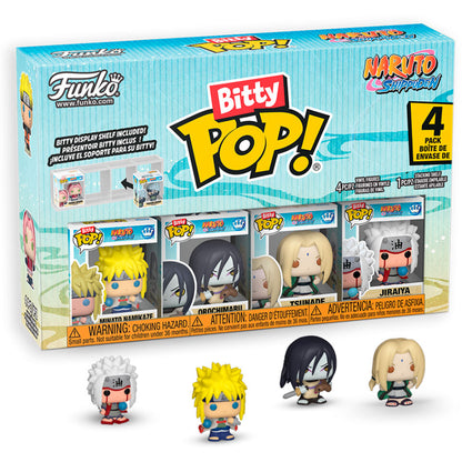 Pack de 4 figuras FUNKO Bitty Pop! de Naruto Shippuden - 2
