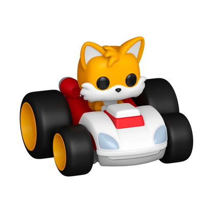 Figura Funko Racers POP! de Tails en un coche de carreras - 2