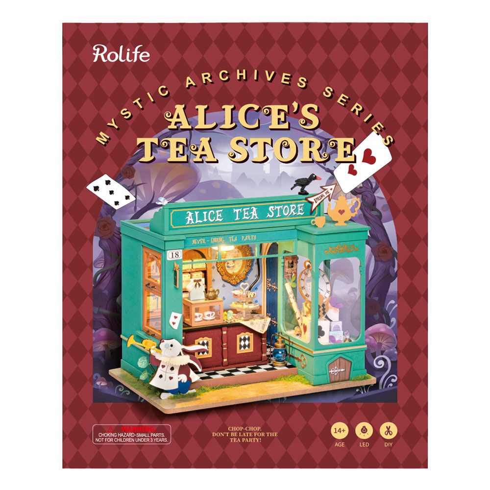 Maqueta en miniatura de la tienda de té de Alicia ROBOTIME - 8