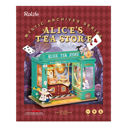 Maqueta en miniatura de la tienda de té de Alicia ROBOTIME - 8