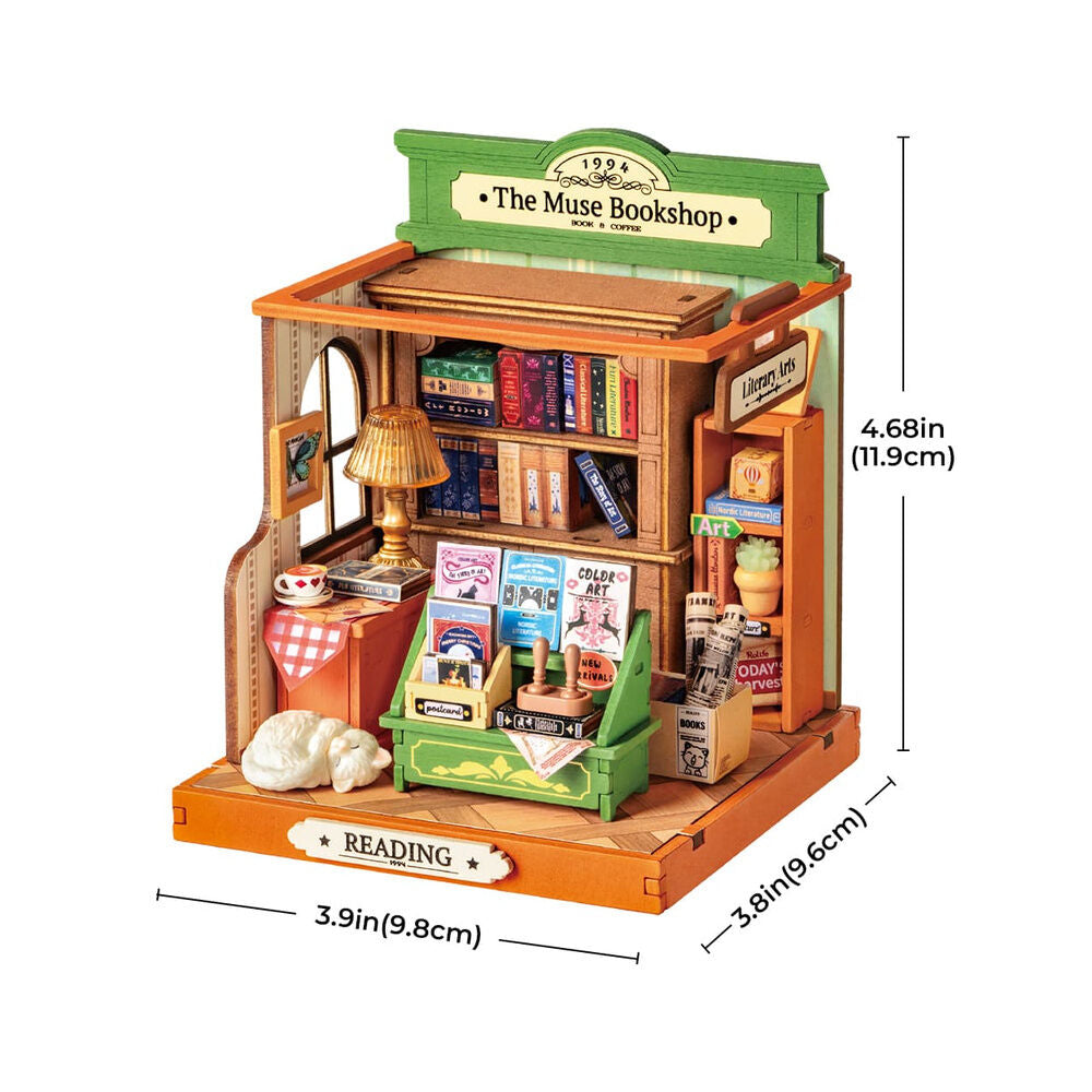 Maqueta en miniatura La librería Muse de ROBOTIME - 3