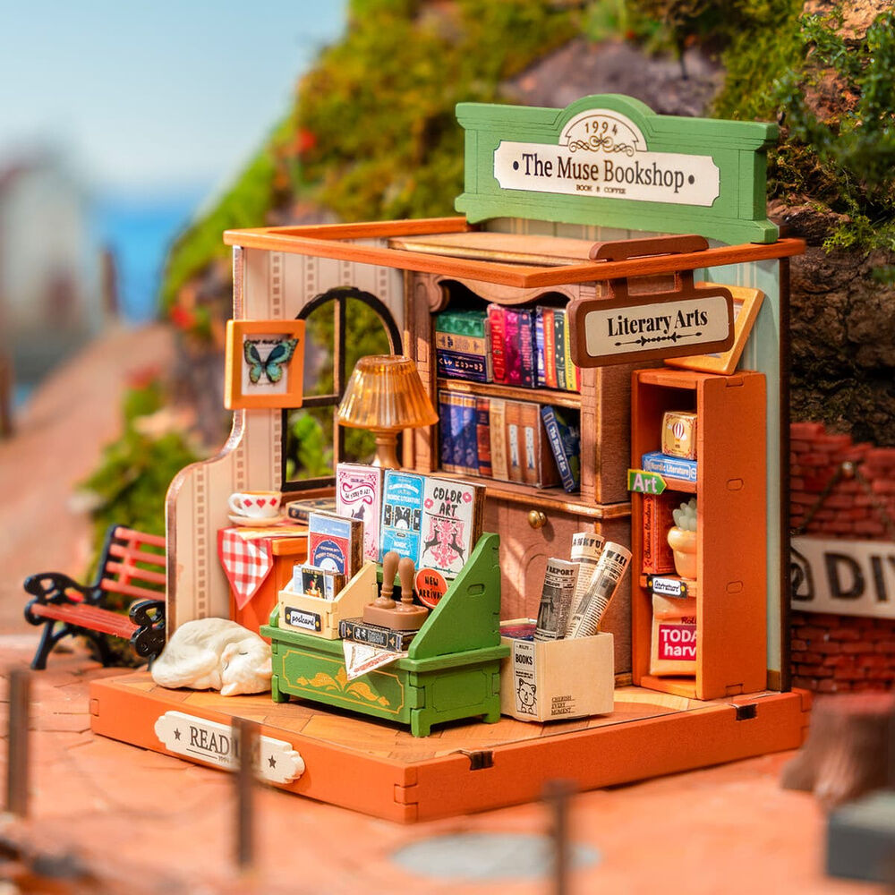 Maqueta en miniatura La librería Muse de ROBOTIME - 5
