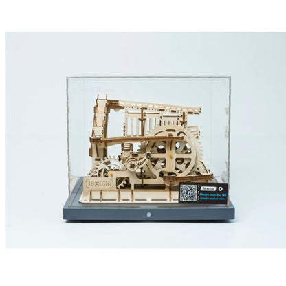 Maqueta ROBOTIME de montaña rusa de madera con engranajes - 2