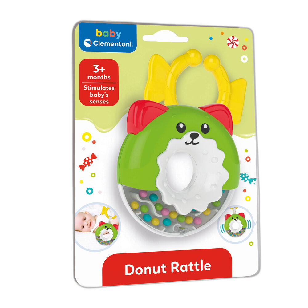 Sonajero rosquilla Clementoni Baby con diseño de animal