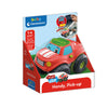 Pick-up Clementoni Baby rojo con grandes ruedas y luces