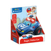 Coche de policía Roger azul de Clementoni Baby con grandes ruedas y luces