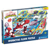Puzzle interactivo de suelo Spidey Marvel de 24 piezas con bolígrafo