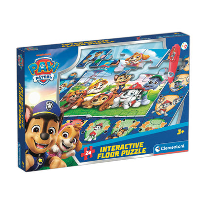 Puzzle interactivo de suelo Paw Patrol Clementoni de 24 piezas