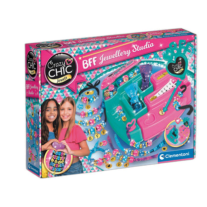 Set de joyería Clementoni Crazy Chic BFF con cuentas y charms