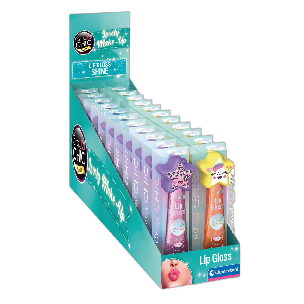 Brillos de labios Summer Crazy Chic surtidos con diseños de estrellas