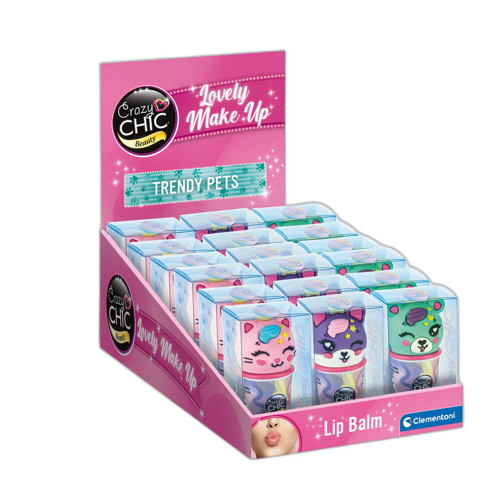 Bálsamo labial Trendy Pets Crazy Chic con diseños de mascotas