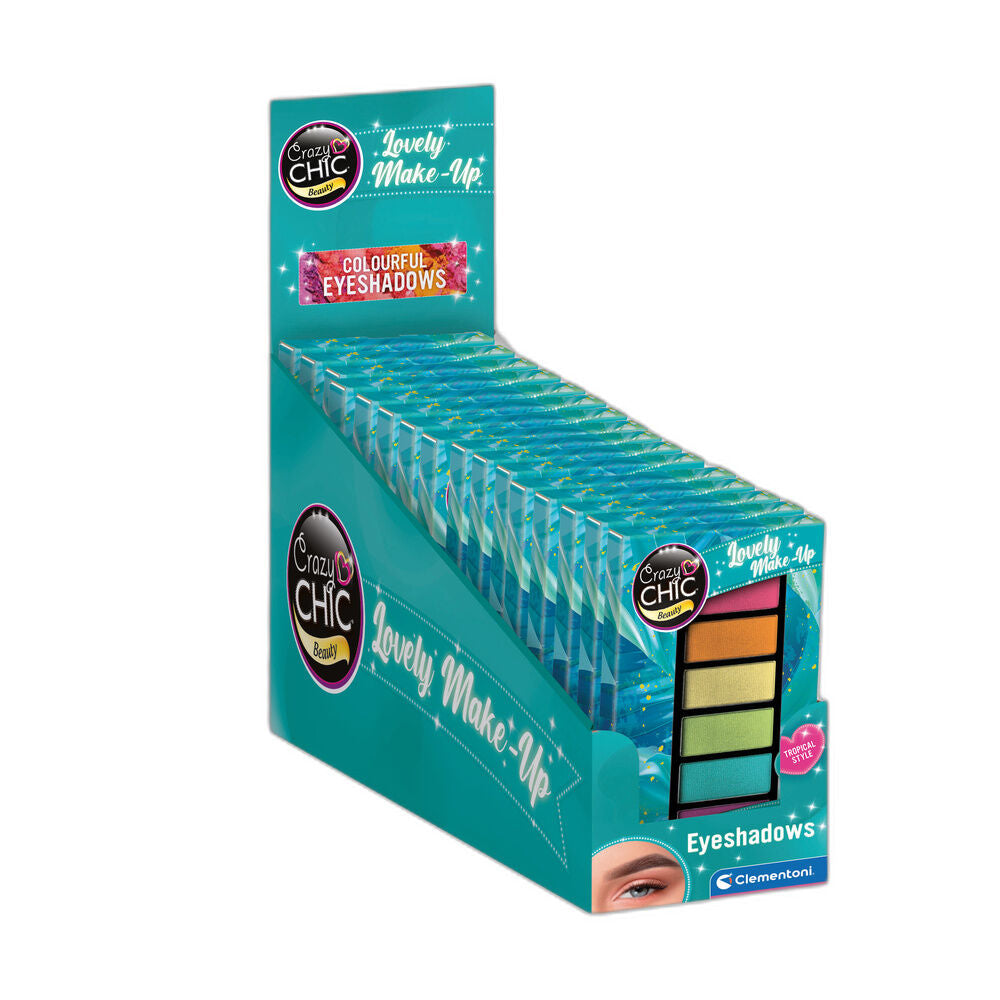 Paleta de sombras Spring Crazy Chic de Clementoni