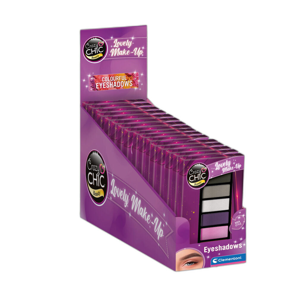 Paleta de sombras Winter Crazy Chic de Clementoni con tonos de invierno