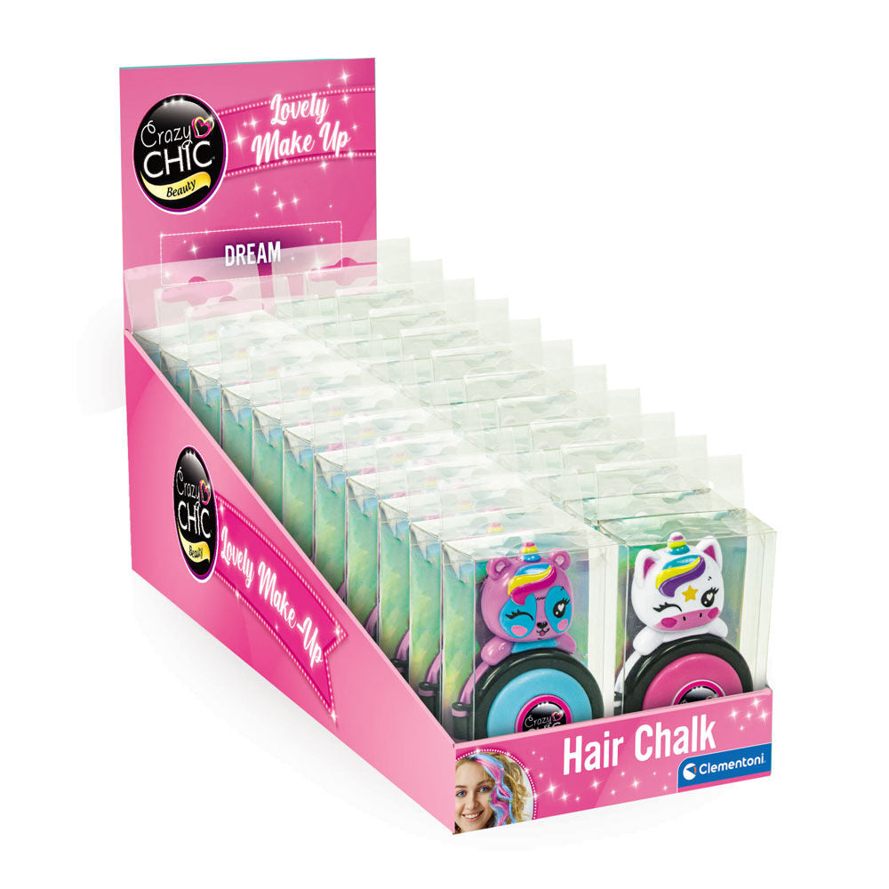 Tiza para el pelo Clementoni Crazy Chic Dream surtida