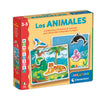 Juego Los Animales Montessori Clementoni con tableros de animales