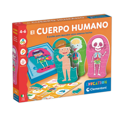 Juego educativo Clementoni El Cuerpo Humano con puzles superpuestos