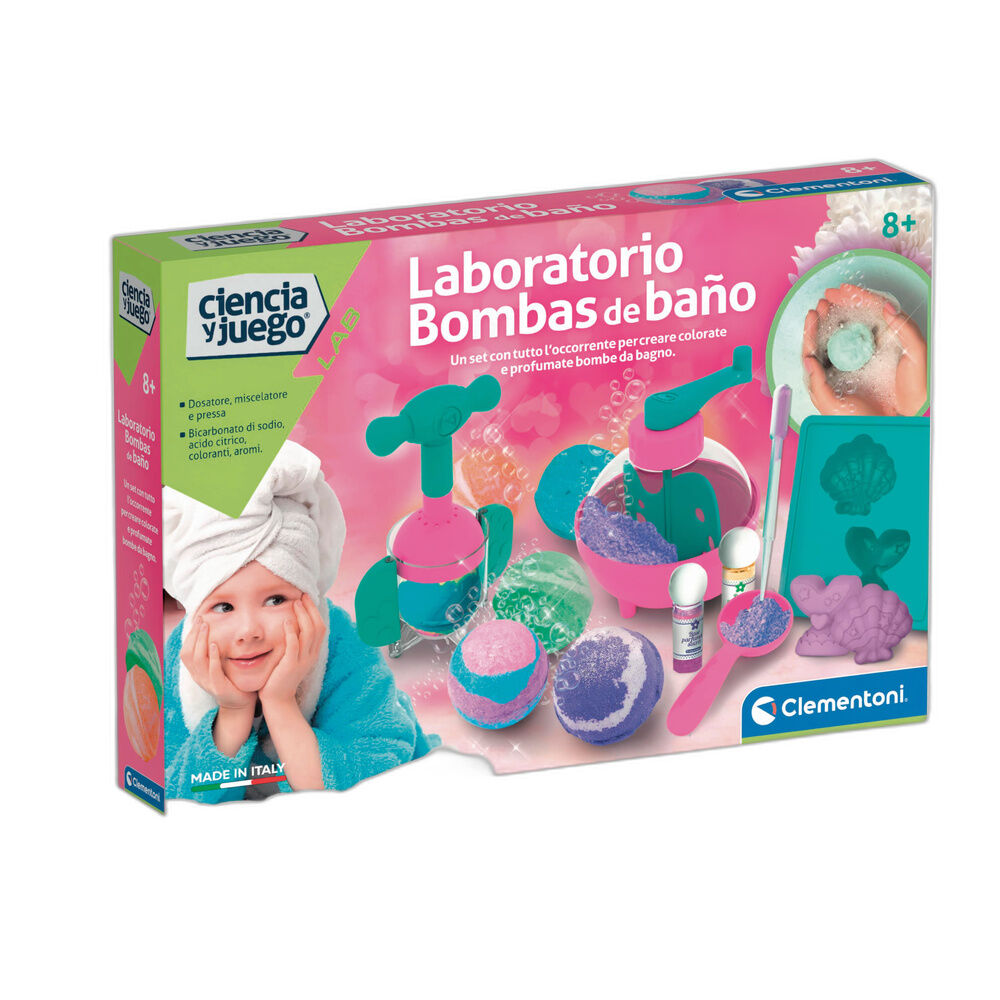 Laboratorio Clementoni para crear bombas de baño