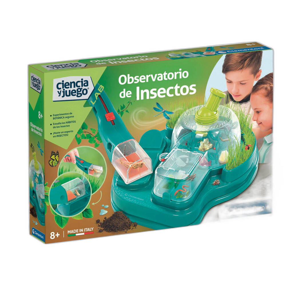 Clementoni Observatorio de Insectos con estructura transparente de observación