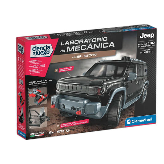 Caja del kit Clementoni Jeep Recon Mechanics