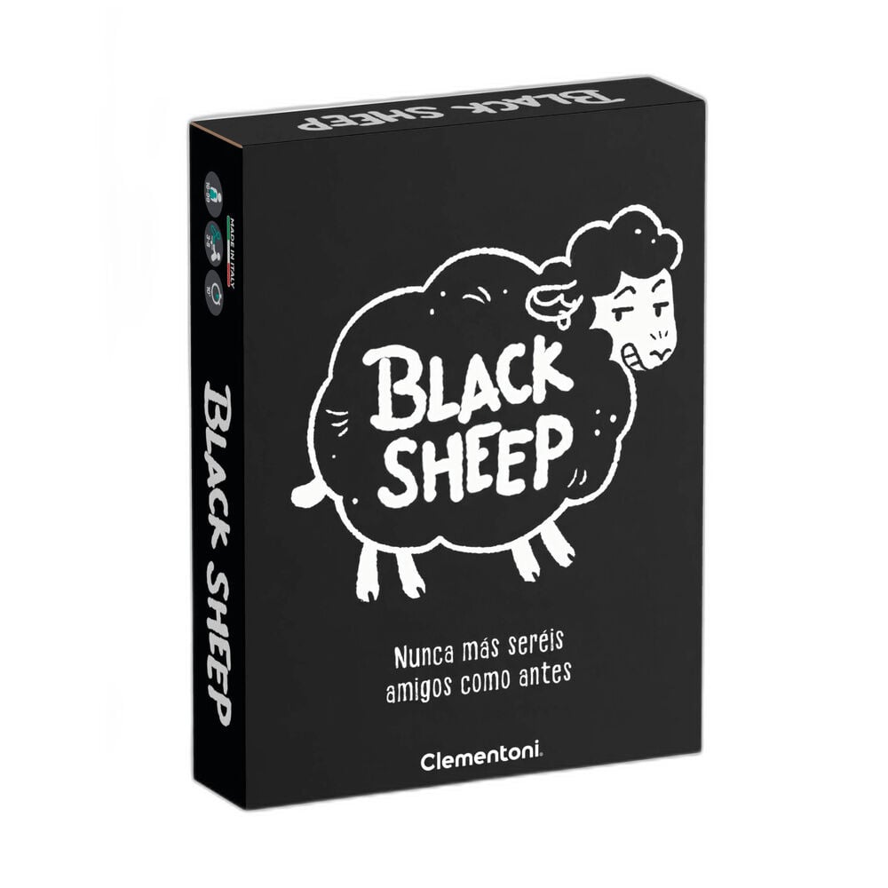 Caja negra del juego de mesa Black Sheep de Clementoni