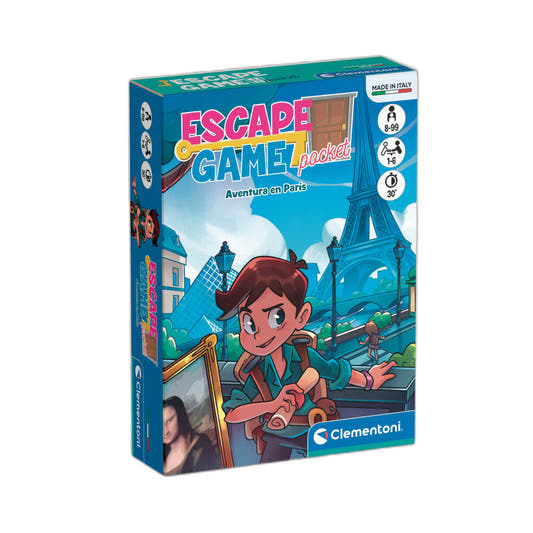 Juego Clementoni Escape Game Pocket Aventura en París