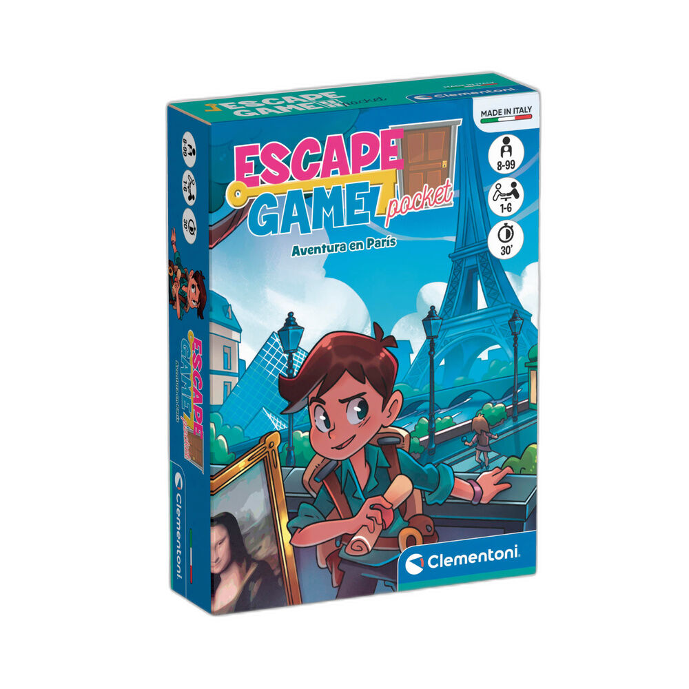 Juego Clementoni Escape Game Pocket Aventura en París