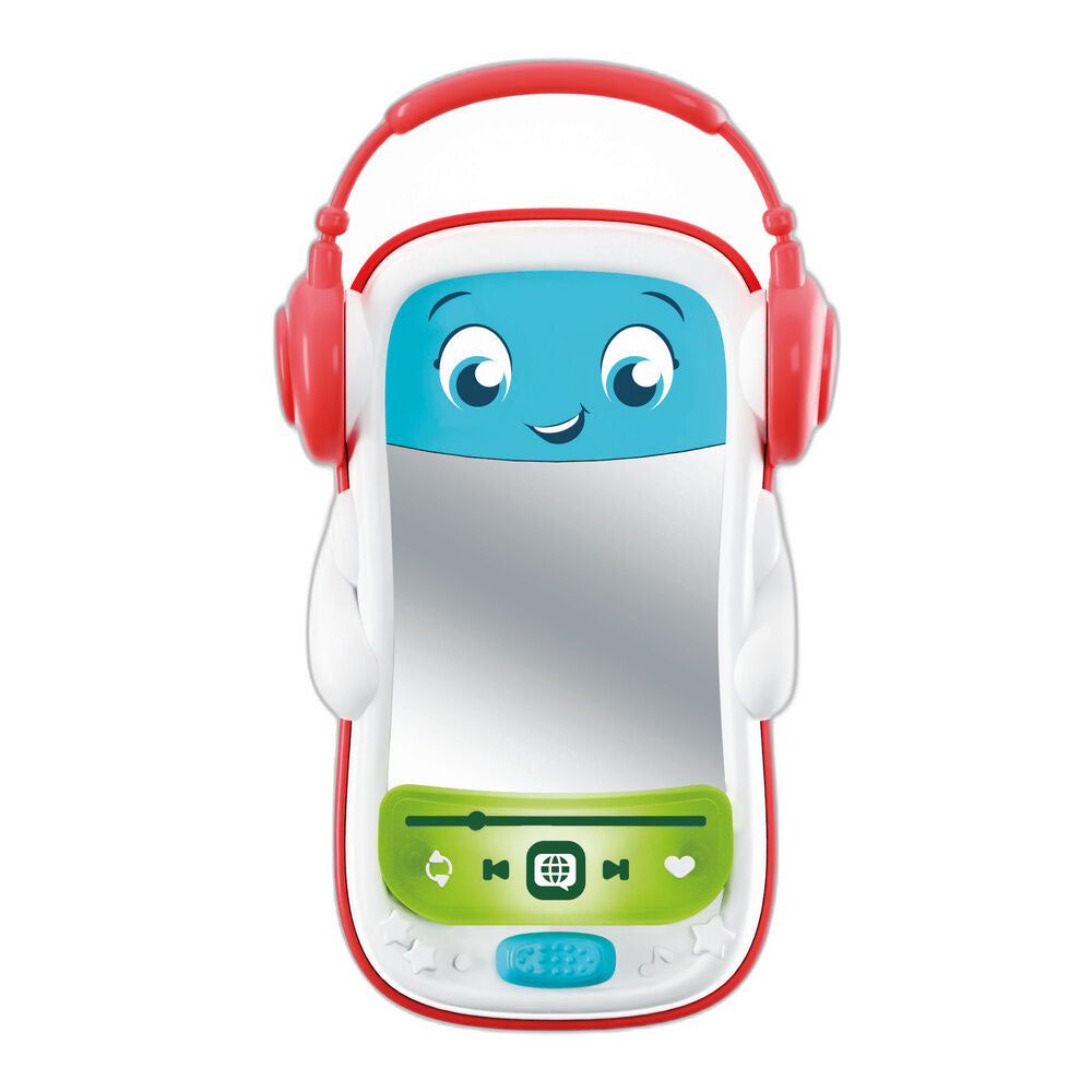 Mi Primer Pod Musical Clementoni con auriculares rojos, luces y espejo - 2