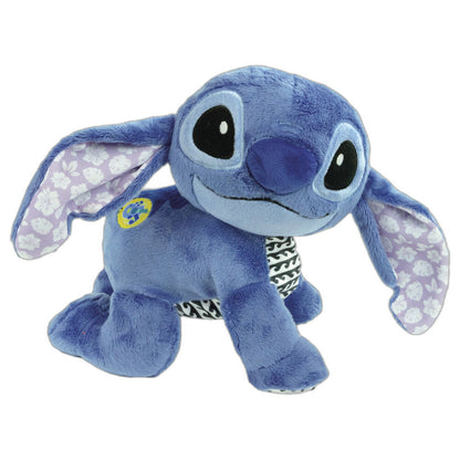 Peluche Baby Stitch azul que gatea de Clementoni - 2