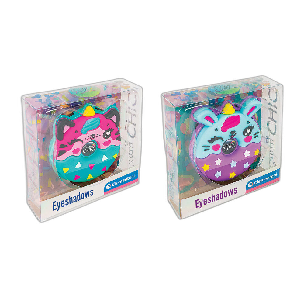 Paletas Clementoni Crazy Chic de sombras de ojos duo con estuches coloridos - 2