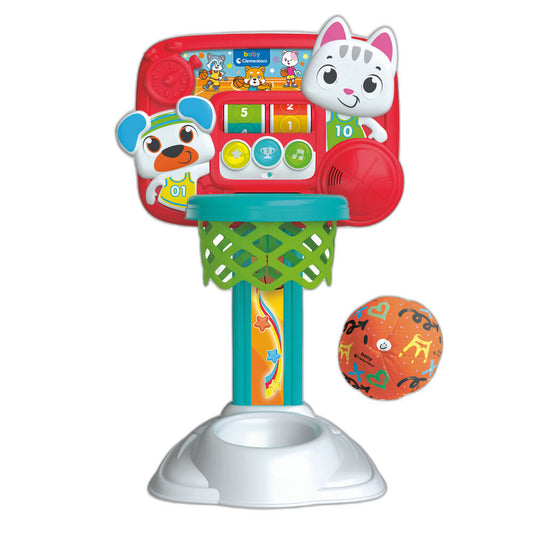 Mi Primera Canasta Clementoni con balón de tela y marcador interactivo - 2