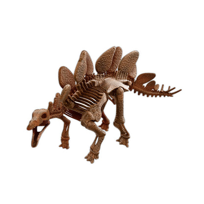 Kit Clementoni Arqueojugando Stegosaurio para excavar fósiles y montar el esqueleto - 2