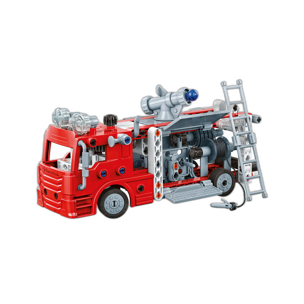 Kit Clementoni Laboratorio de Mecánica para construir un camión de bomberos 2 en 1 - 2