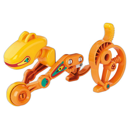 Kit Clementoni Action Robots Robot Corredor naranja con ruedas - 2