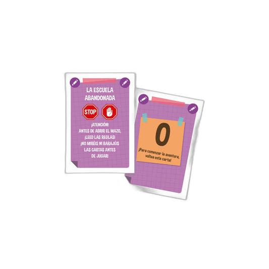 Caja del juego Clementoni Escape Game Pocket La Escuela Abandonada - 2