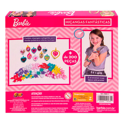 Set de joyería Barbie con cuentas de colores y colgantes - 2