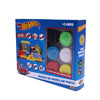 Pista de plastilina Hot Wheels con botes de colores