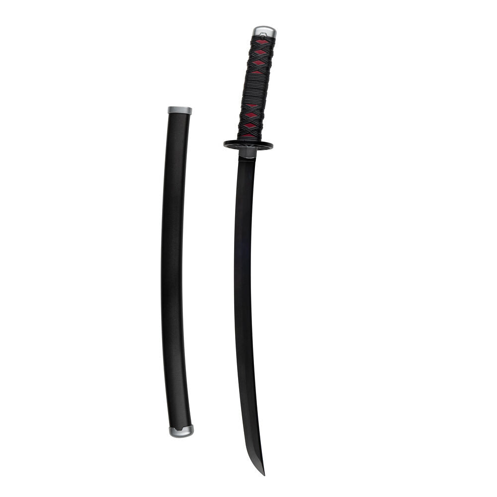 Espada deluxe negra de Tanjiro Kamado con funda