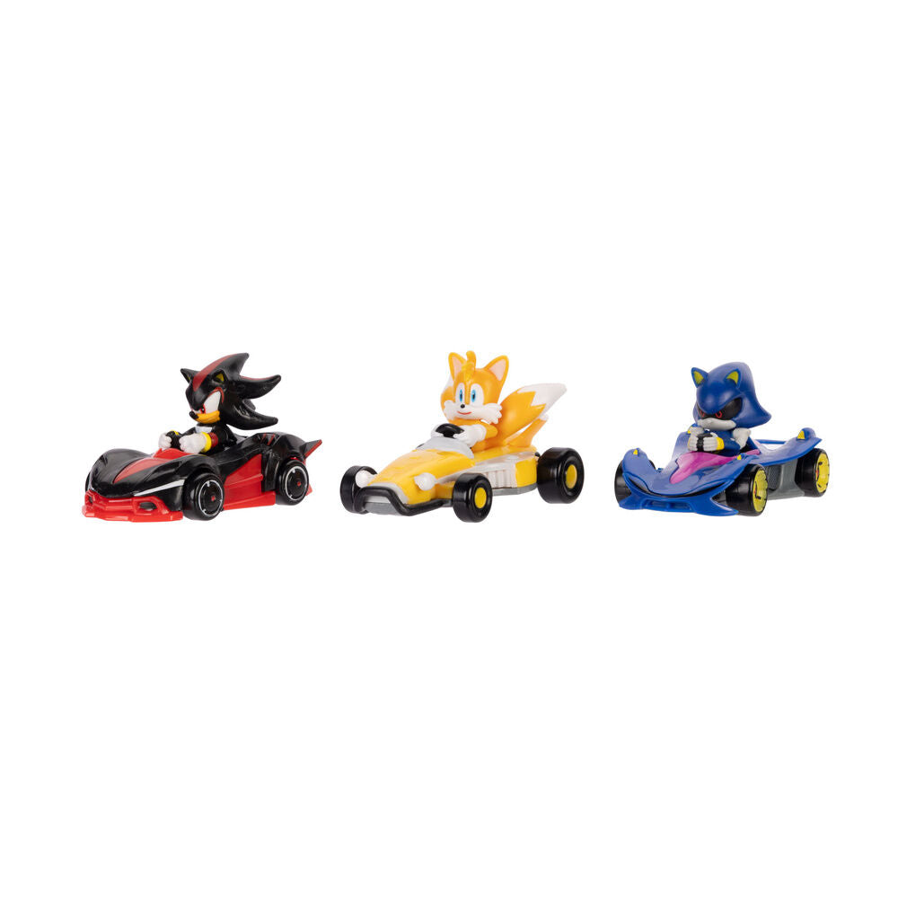 Vehículos Sonic The Hedgehog Wave 10 a escala 1:64 - 2