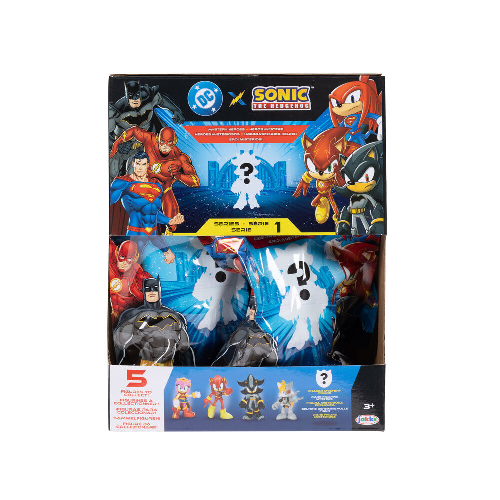 Figura sorpresa Sonic The Hedgehog x DC Comics de 6 cm - 4