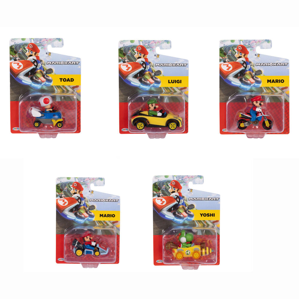 Figuras Super Mario Kart Racers de JAKKS PACIFIC en blíster
