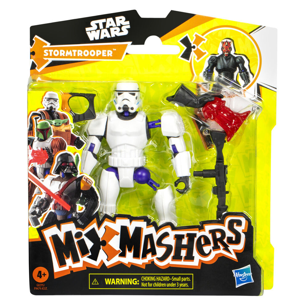 Figura articulada Stormtrooper Star Wars Mix Mashers de Hasbro con piezas intercambiables