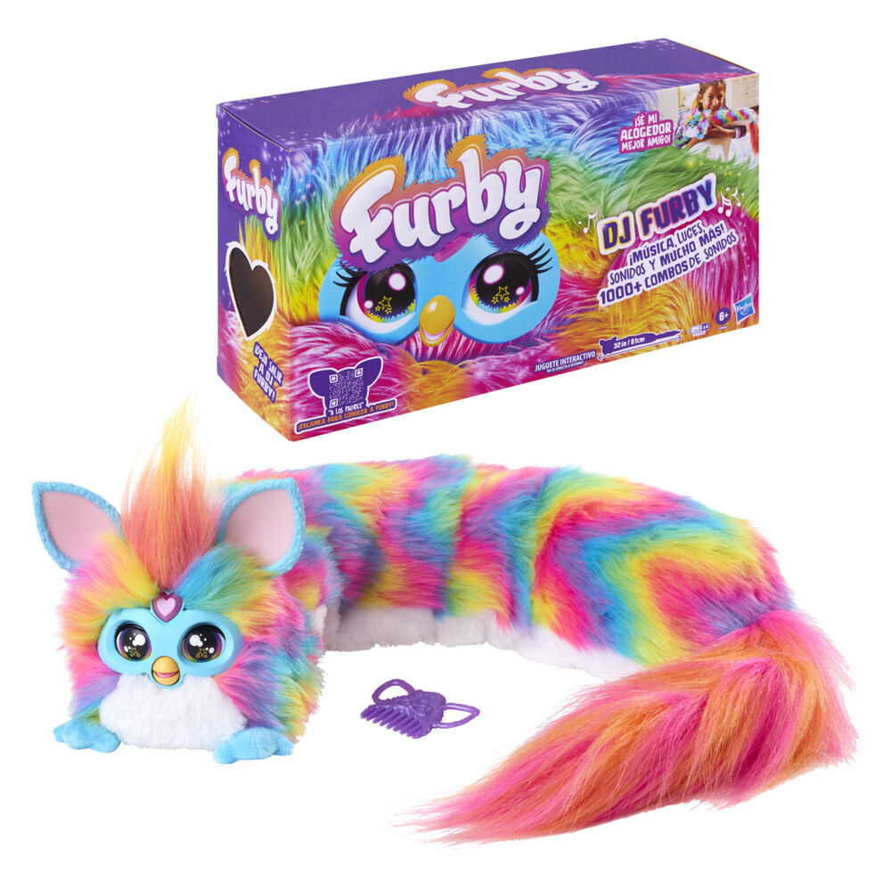 Peluche interactivo DJ Furby multicolor de Hasbro