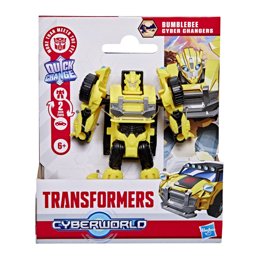 Figura amarilla de Bumblebee Transformers Cyberworld