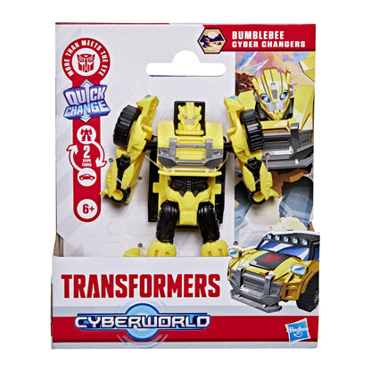 Figura amarilla de Bumblebee Transformers Cyberworld