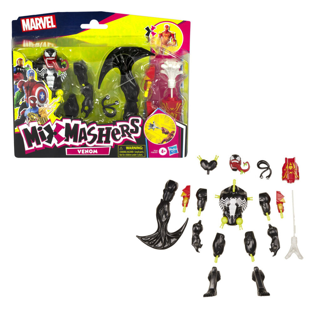Figura Venom Marvel Mix Mashers de 12 cm - 3